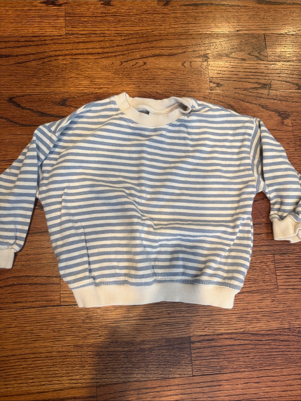 Zara cotton stripe sweatshirt 18 month
